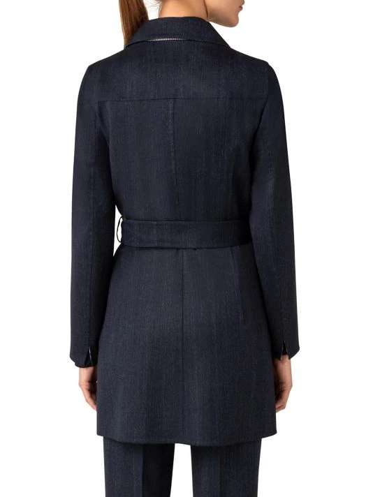 Akris Wool Reversible Coat<br> 7 Akris Wool Reversible Coat<br> - Image 5