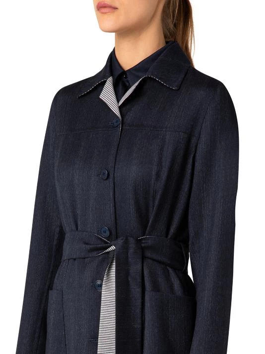 Akris Wool Reversible Coat<br> 8 Akris Wool Reversible Coat<br> - Image 6