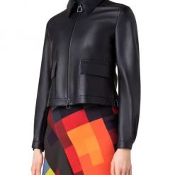 Akris Short Leather Jacket 11 Akris Short Leather Jacket -Akris Sales Shop unnamed file 315