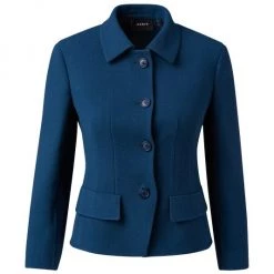 Akris Collared Virgin Wool Jacket