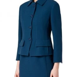 Akris Collared Virgin Wool Jacket -Akris Sales Shop unnamed file 326