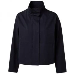 Akris Stretch-Cotton Denim Oversized Jacket