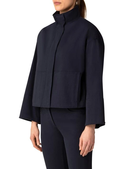 Akris Stretch-Cotton Denim Oversized Jacket 6 Akris Stretch-Cotton Denim Oversized Jacket - Image 4