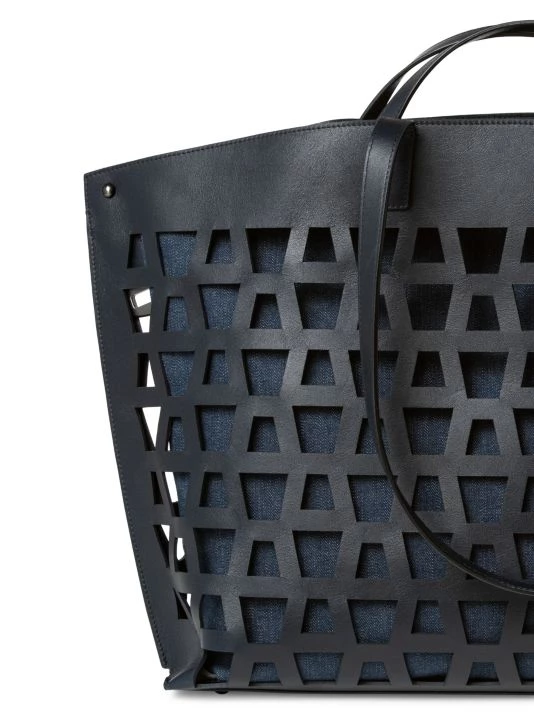 Akris Medium Ai Trapezoid Cutout Leather Shoulder Bag 8 Akris Medium Ai Trapezoid Cutout Leather Shoulder Bag - Image 6