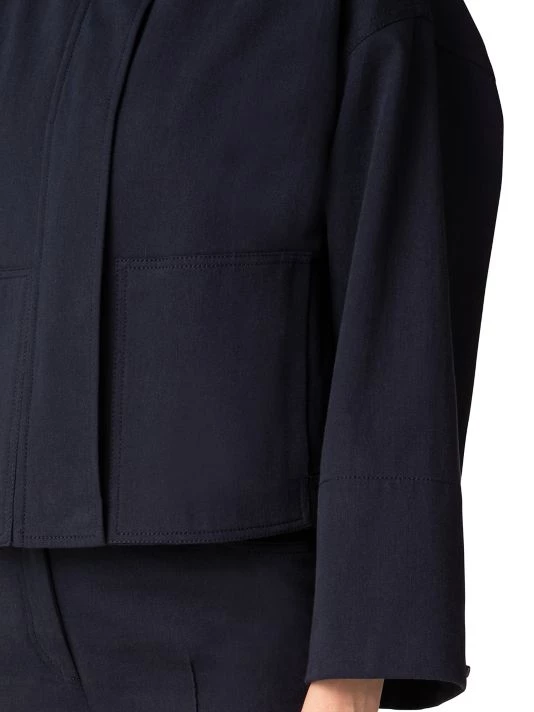 Akris Stretch-Cotton Denim Oversized Jacket 8 Akris Stretch-Cotton Denim Oversized Jacket - Image 6