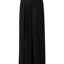 Akris Fellia Silk Georgette Wide-Leg Pants