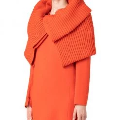 Akris Chunky Rib-Knit Scarf Topper -Akris Sales Shop unnamed file 361