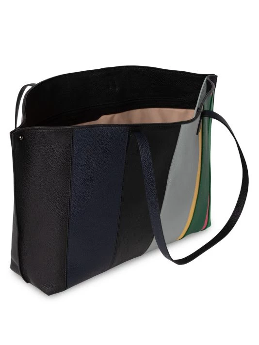 Akris Medium Ai Striped Leather Tote 4 Akris Medium Ai Striped Leather Tote - Image 2