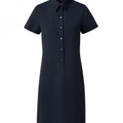 Akris Short-Sleeve Polo Minidress Limoncello -Akris Sales Shop unnamed file 377