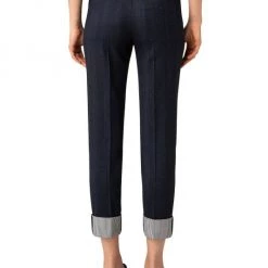 Akris Maxima Wool Striped Cuff Pants -Akris Sales Shop unnamed file 382