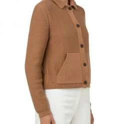 Akris Short Knit Cotton Cardigan -Akris Sales Shop unnamed file 387