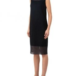 Akris Sheer Panel Knit Midi-Dress -Akris Sales Shop unnamed file 398