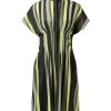 Akris Pleated Striped Knee-Length Dress -Akris Sales Shop unnamed file 413
