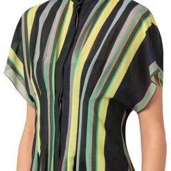 Akris Pleated Striped Knee-Length Dress 13 Akris Pleated Striped Knee-Length Dress -Akris Sales Shop unnamed file 418