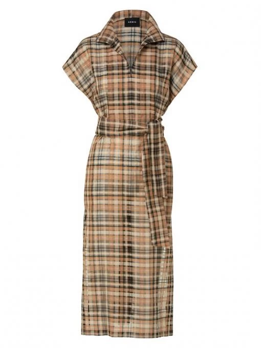 Akris Organza Plaid Shirtdress 1 Akris Organza Plaid Shirtdress -Akris Sales Shop unnamed file 454
