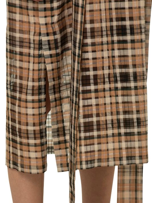 Akris Organza Plaid Shirtdress 8 Akris Organza Plaid Shirtdress - Image 6