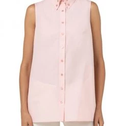 Akris A-Line Silk & Cotton Poplin Shirt 10 Akris A-Line Silk & Cotton Poplin Shirt -Akris Sales Shop unnamed file 462
