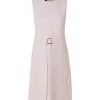 Akris Buckle-Front Apron Dress