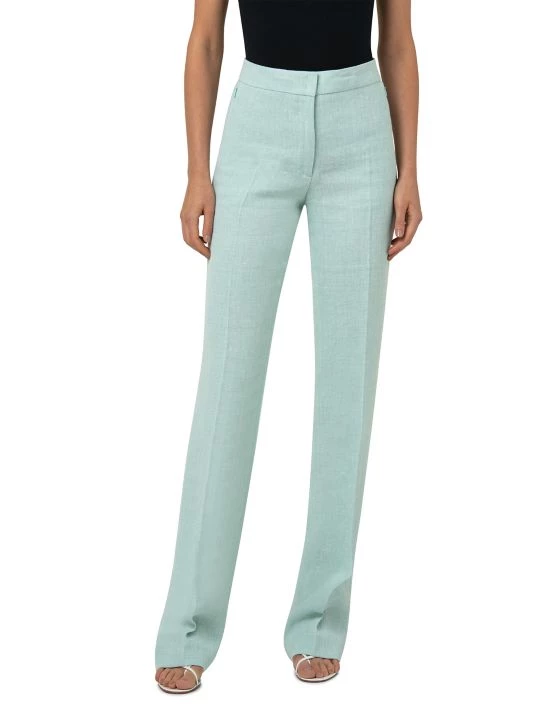 Akris Carl Linen & Wool Crepe Pants 4 Akris Carl Linen & Wool Crepe Pants - Image 2