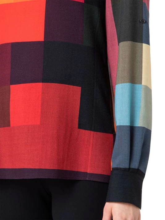 Akris Wool Colorblocked Turtleneck Sweater 8 Akris Wool Colorblocked Turtleneck Sweater - Image 6