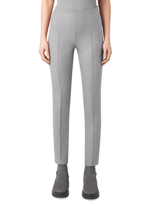 Akris Seamed Wool Slim Pants Camel 7 Akris Seamed Wool Slim Pants Camel - Image 5