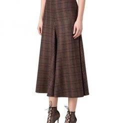 Akris Houndstooth Wool Midi-Skirt -Akris Sales Shop unnamed file 522