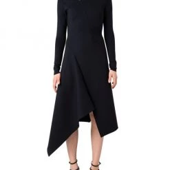 Akris Asymmetric Zip Midi-Dress -Akris Sales Shop unnamed file 527