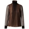 Akris Pleated Long-Sleeve Blouse -Akris Sales Shop unnamed file 537