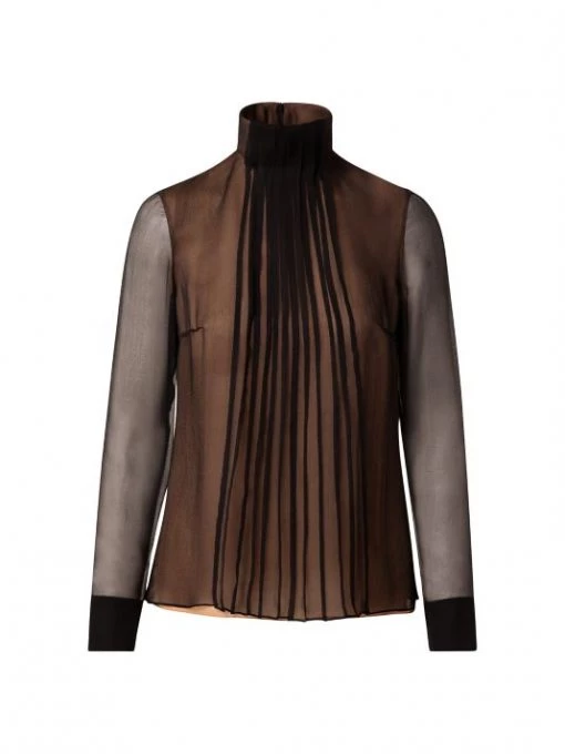 Akris Pleated Long-Sleeve Blouse 2 Akris Pleated Long-Sleeve Blouse -Akris Sales Shop unnamed file 537