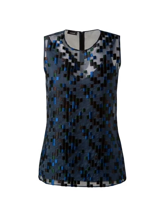 Akris Sleeveless Embroidered Top 3 Akris Sleeveless Embroidered Top