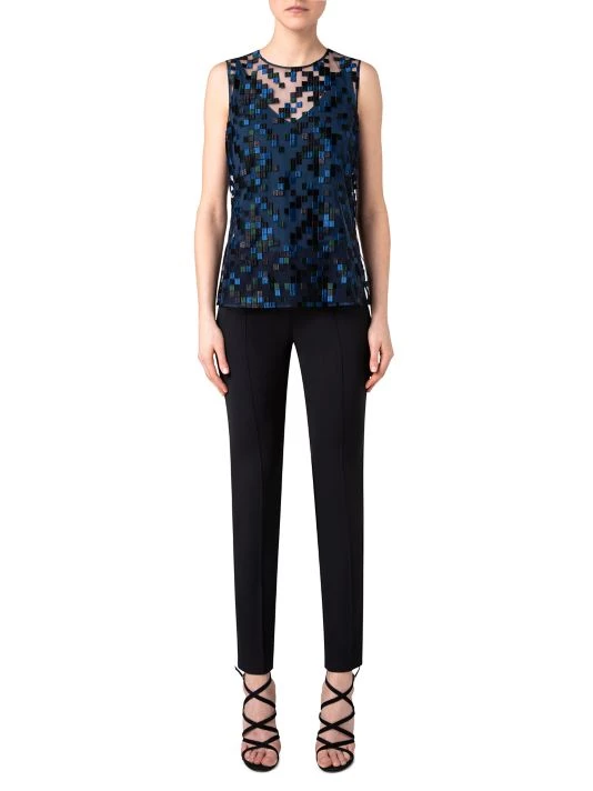 Akris Sleeveless Embroidered Top 4 Akris Sleeveless Embroidered Top - Image 2