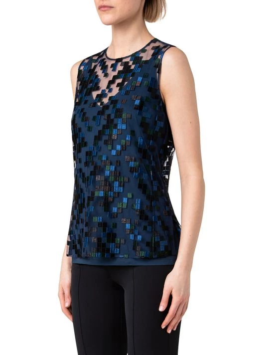 Akris Sleeveless Embroidered Top 6 Akris Sleeveless Embroidered Top - Image 4