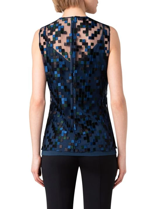 Akris Sleeveless Embroidered Top 7 Akris Sleeveless Embroidered Top - Image 5