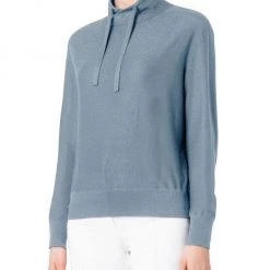 Akris Silk Long-Sleeve Sweatshirt -Akris Sales Shop unnamed file 582