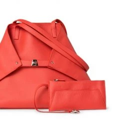 Akris Medium Ai Leather Shoulder Bag Silver Grey -Akris Sales Shop unnamed file 59