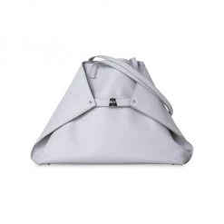 Akris Medium Ai Leather Shoulder Bag Silver Grey -Akris Sales Shop unnamed file 60