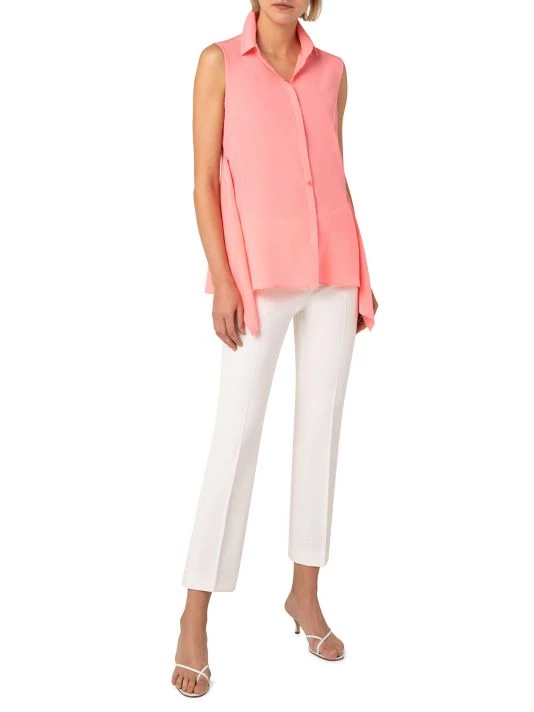 Akris Silk Tunic Blouse 4 Akris Silk Tunic Blouse - Image 2