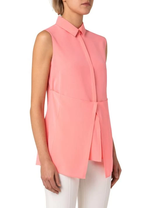 Akris Silk Tunic Blouse 6 Akris Silk Tunic Blouse - Image 4