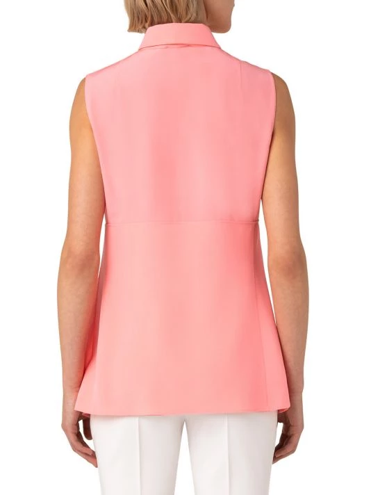 Akris Silk Tunic Blouse 7 Akris Silk Tunic Blouse - Image 5