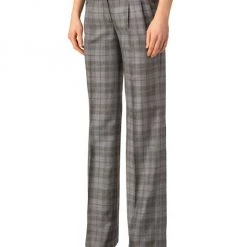 Akris Miranda Plaid Wide-Leg Pants -Akris Sales Shop unnamed file 612