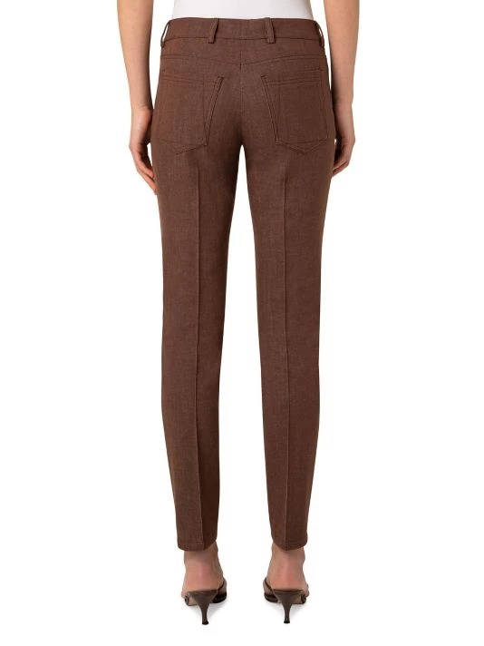 Akris Magda Cotton-Stretch Denim Pants 6 Akris Magda Cotton-Stretch Denim Pants - Image 4