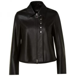 Akris Boxy Lambskin Jacket
