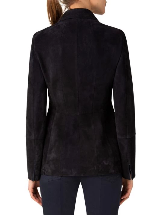 Akris Suede Concealed Placket Shacket 7 Akris Suede Concealed Placket Shacket - Image 5