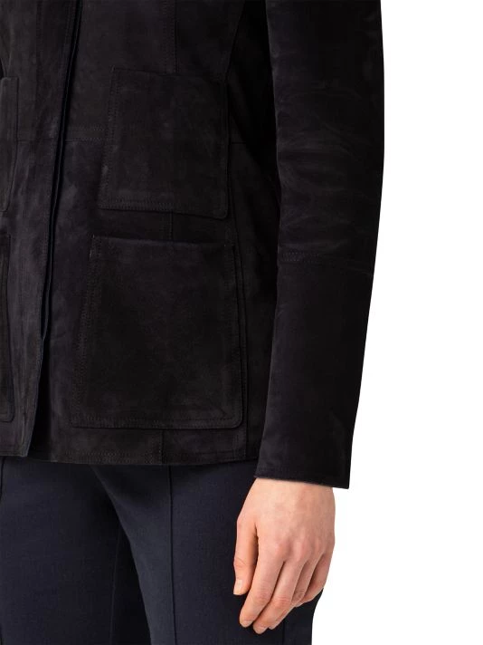 Akris Suede Concealed Placket Shacket 8 Akris Suede Concealed Placket Shacket - Image 6