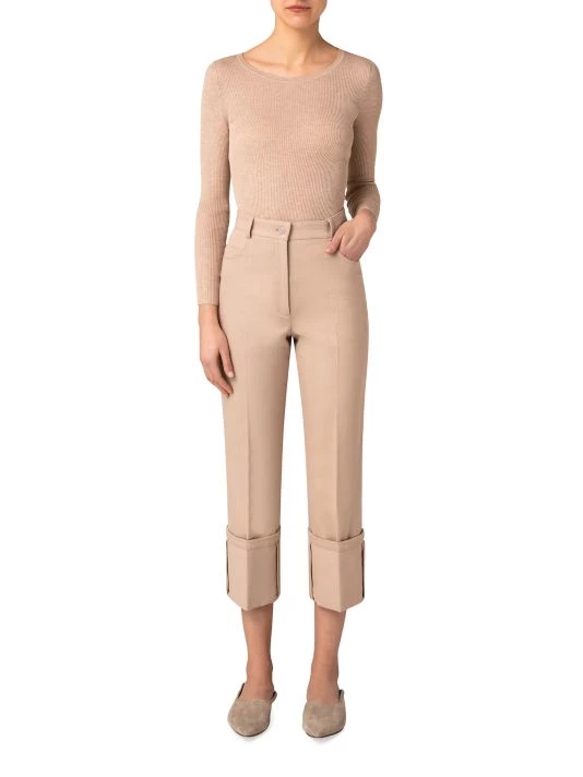 Akris Floyd Flat-Front Cuffed Pants 4 Akris Floyd Flat-Front Cuffed Pants - Image 2