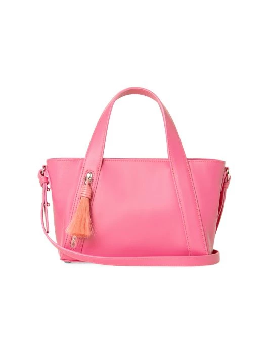 Akris Alexa Little Zip Leather Top Handle Bag Blossom 3 Akris Alexa Little Zip Leather Top Handle Bag Blossom