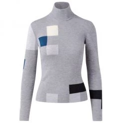 Akris Pixelated Cashmere-Silk Sweater