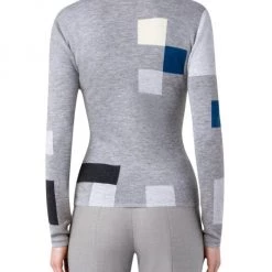Akris Pixelated Cashmere-Silk Sweater -Akris Sales Shop unnamed file 675