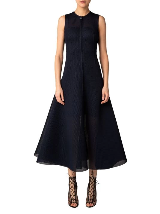 Akris Techno Grid Sleeveless Midi-Dress 4 Akris Techno Grid Sleeveless Midi-Dress - Image 2