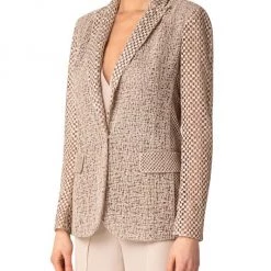 Akris Single-Breasted Openwork Blazer -Akris Sales Shop unnamed file 698